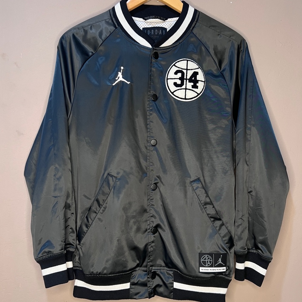 Nike Air Jordan He Got Game Satin Varsity Jacket XS